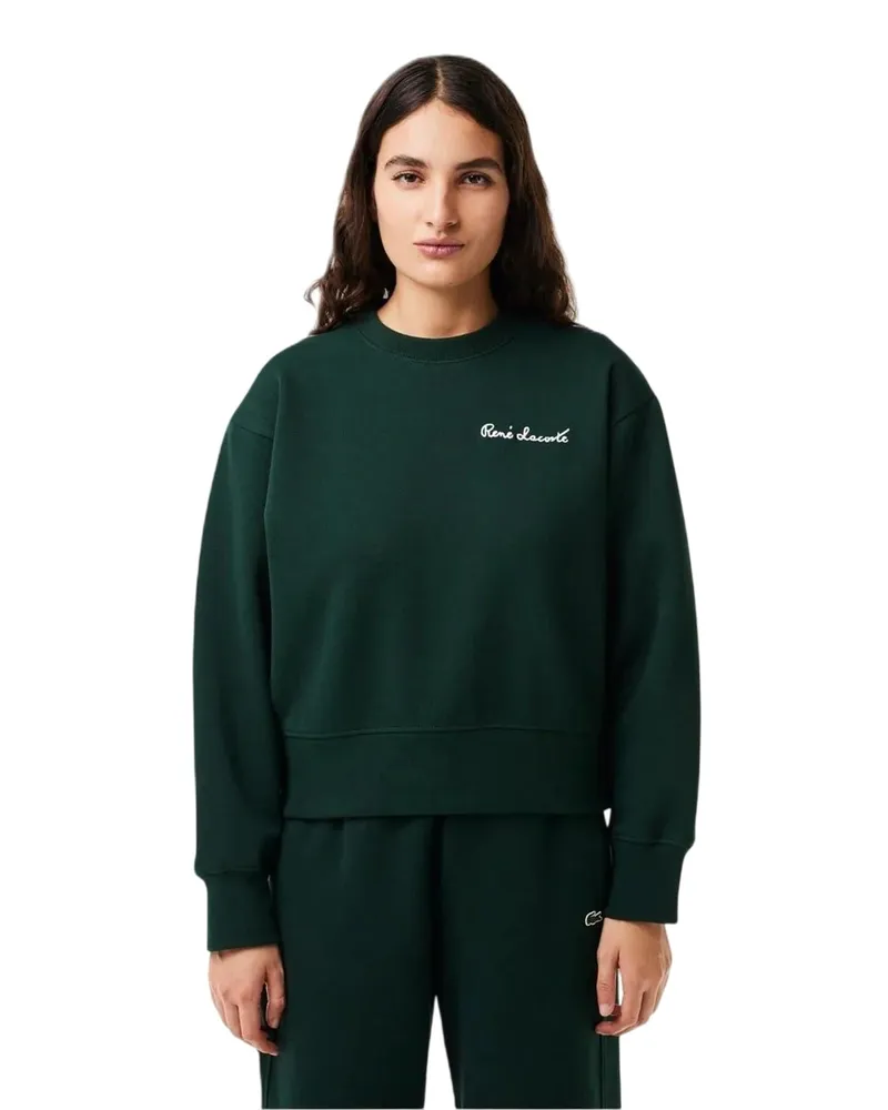 Lacoste Sweatshirt für Damen, leger (Grün Grün