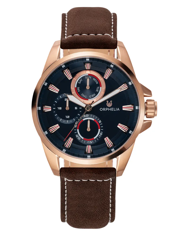 Orphelia Eddington Herren-Armbanduhr OR71902, Braun Braun
