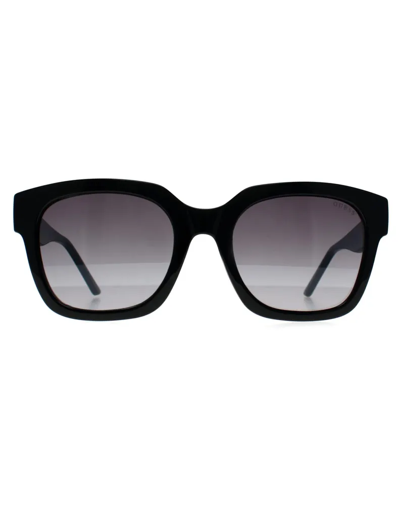 Guess Quadrat Damen Glänzend Schwarz Grau Verlauf GF6128 Schwarz