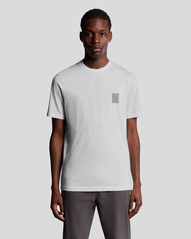 Lyle & Scott Sports T‑Shirt mit tonalem Logo - Weiß Weiß
