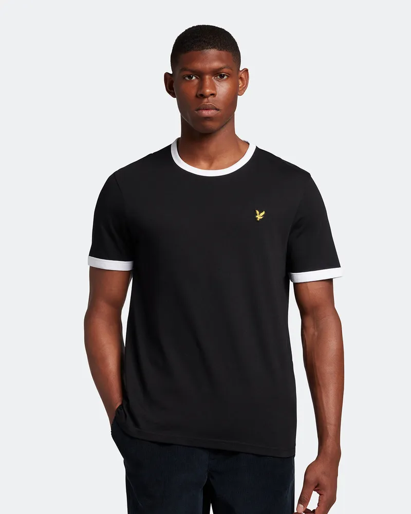 Lyle & Scott Ringer T-Shirt in Multicolour Mehrfarbig
