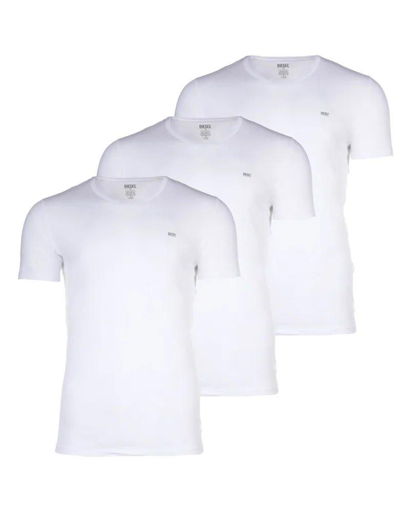 Diesel Umtee-Michaelthreepack T-Shirt Weiß