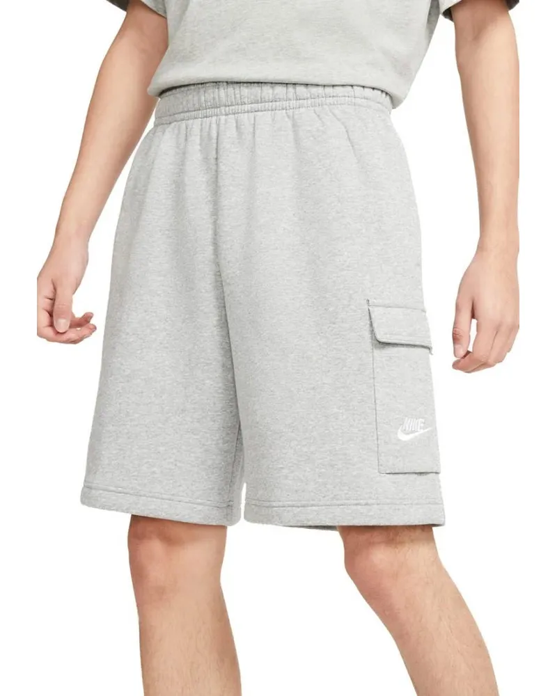Nike Club Herren-Cargoshorts in Grau Grau