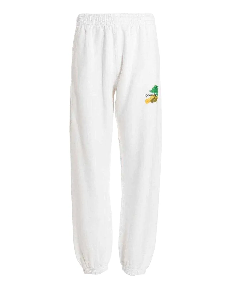 OFF-WHITE Off White - "Brush Arrow" Jogginghosen für Herren (Weiß Weiß