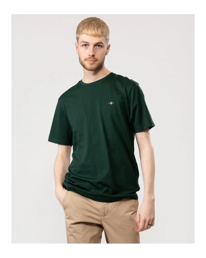 Gant Reg Shield T-Shirt Dunkelgrün