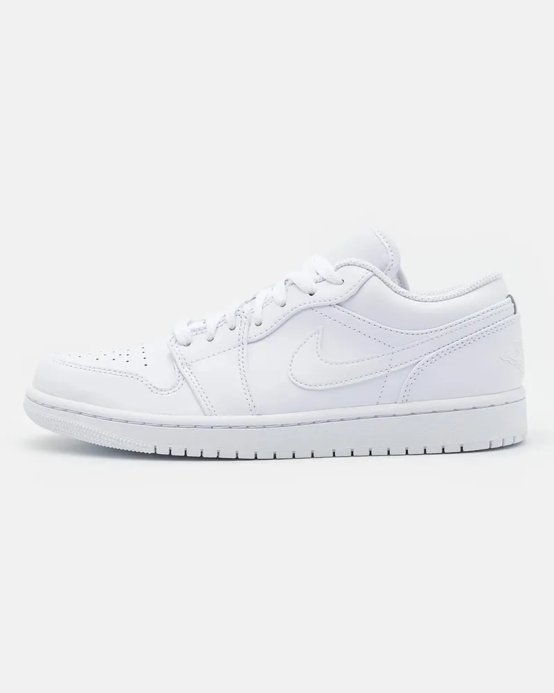 Nike Air Jordan 1 Low Herrentrainer in Weiß/Weiß/Weiß Weiß