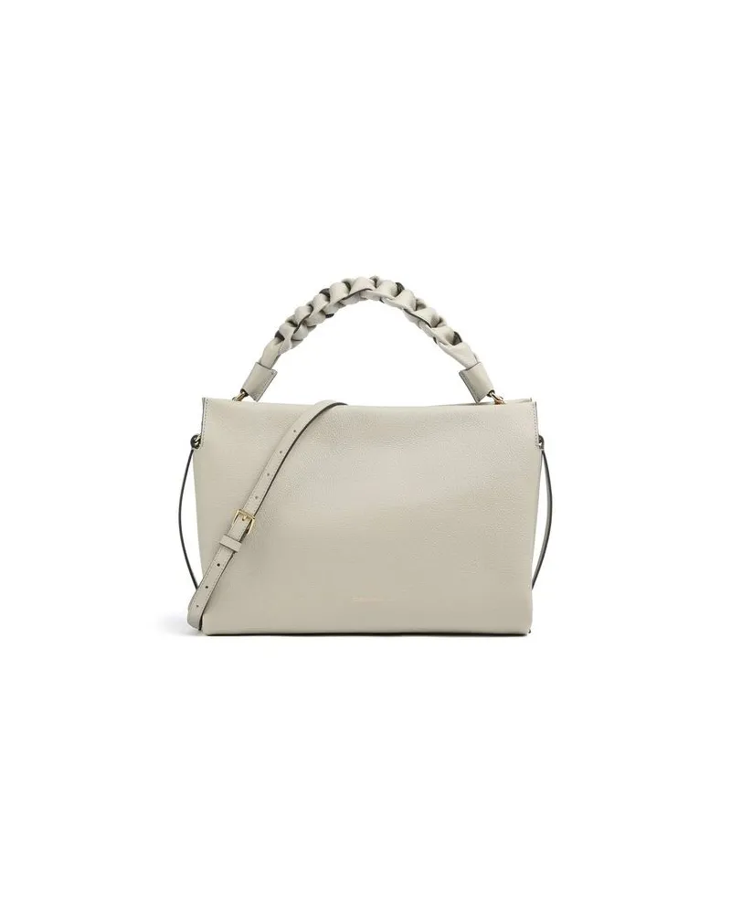 Coccinelle Hobo Tasche Eukalyptus/Lehm Elfenbein
