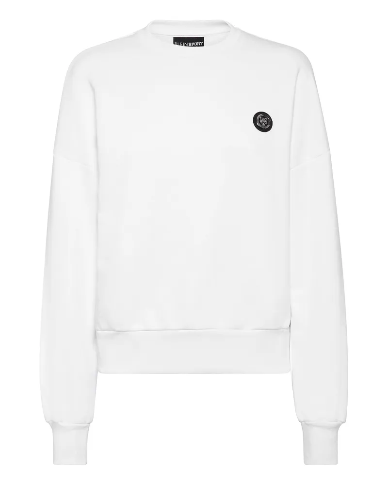 Philipp Plein Sweatshirt mit Glitzereffekt - Weiß Weiß