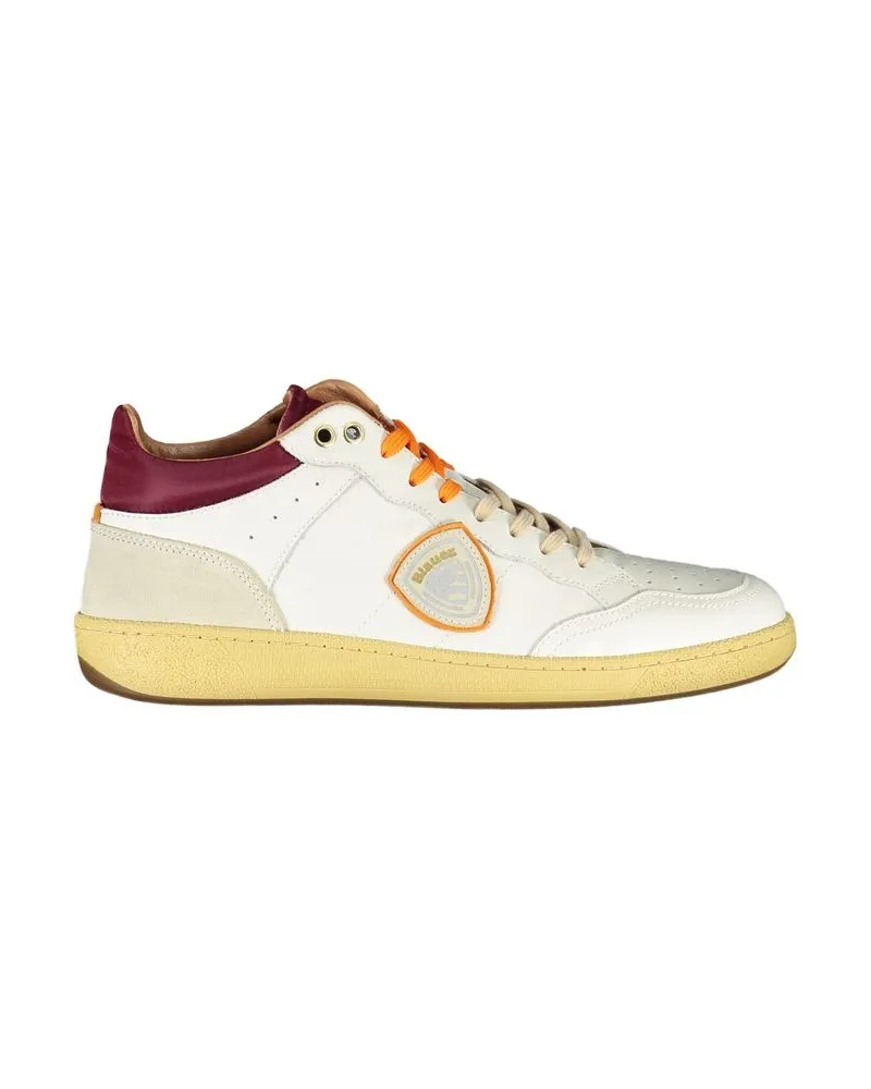 Blauer Bluer USA Sneaker aus Leder für Freizeit Weiß
