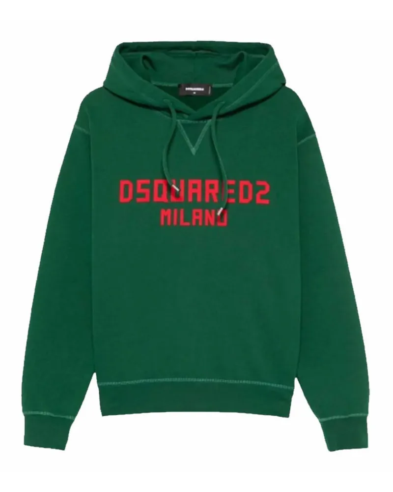 Dsquared2 Milano Logo Grüner Trainingsanzug Grün