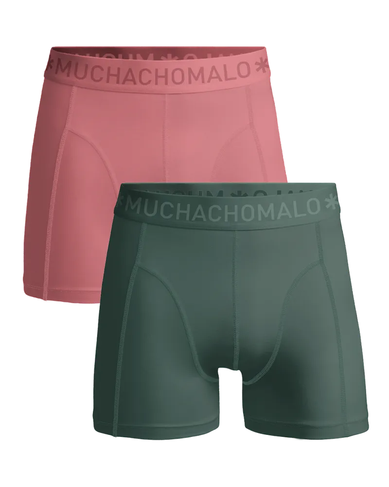 Muchachomalo Herren Boxer Shorts - 2er Pack - Herren Unterwäsche Mehrfarbig
