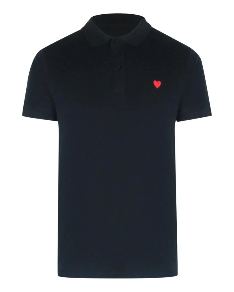Moschino Poloshirt für Herren, Baumwolle (Schwarz Schwarz