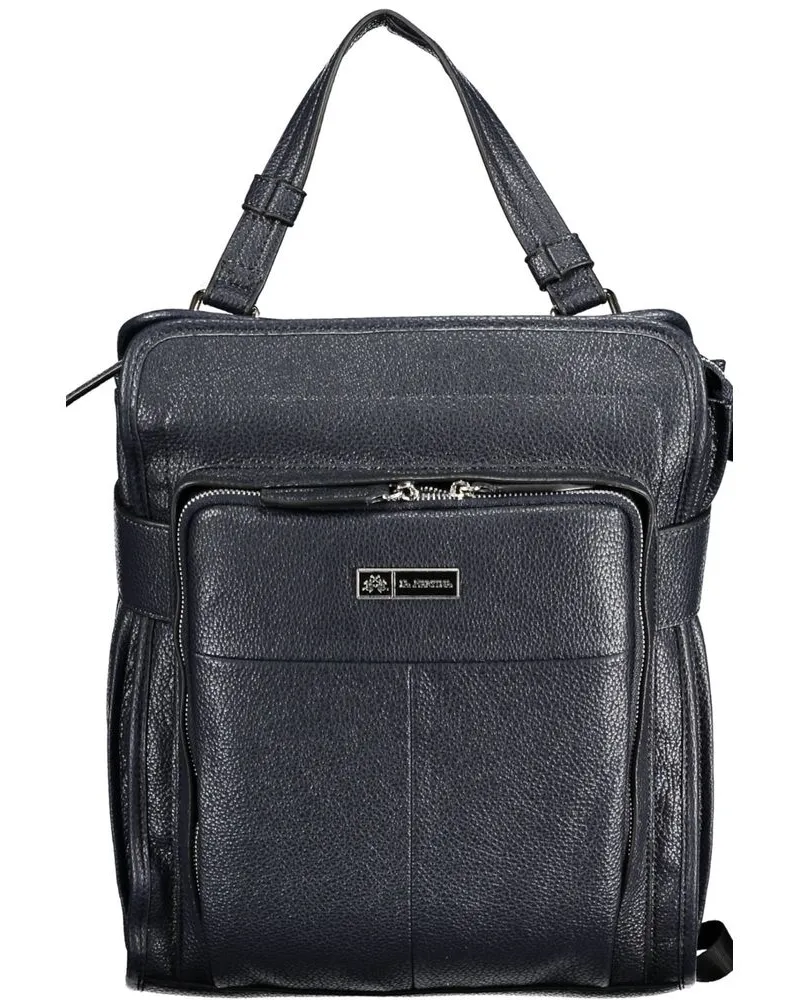 La Martina Blaue Polyurethan Damen Rucksack Blau
