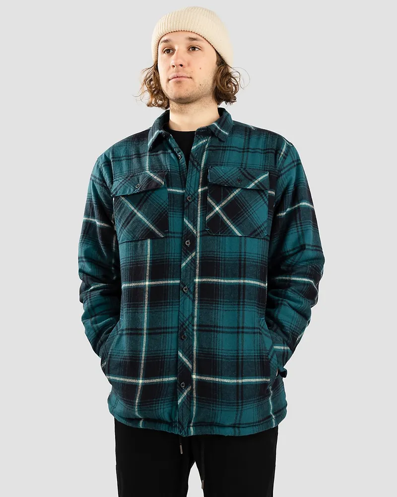 Dravus Sherpa Flannel Hemd Grün