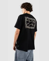 Billabong Crayon Wave T-Shirt Schwarz