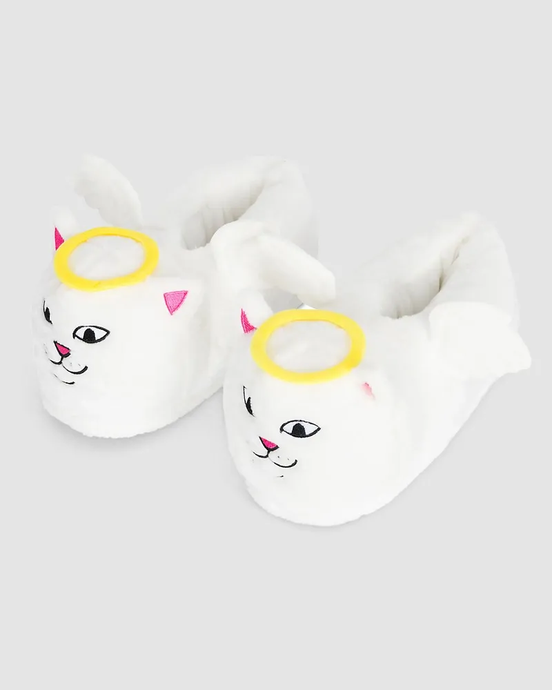 Ripndip Angel Plush Slippers Sandalen Weiss