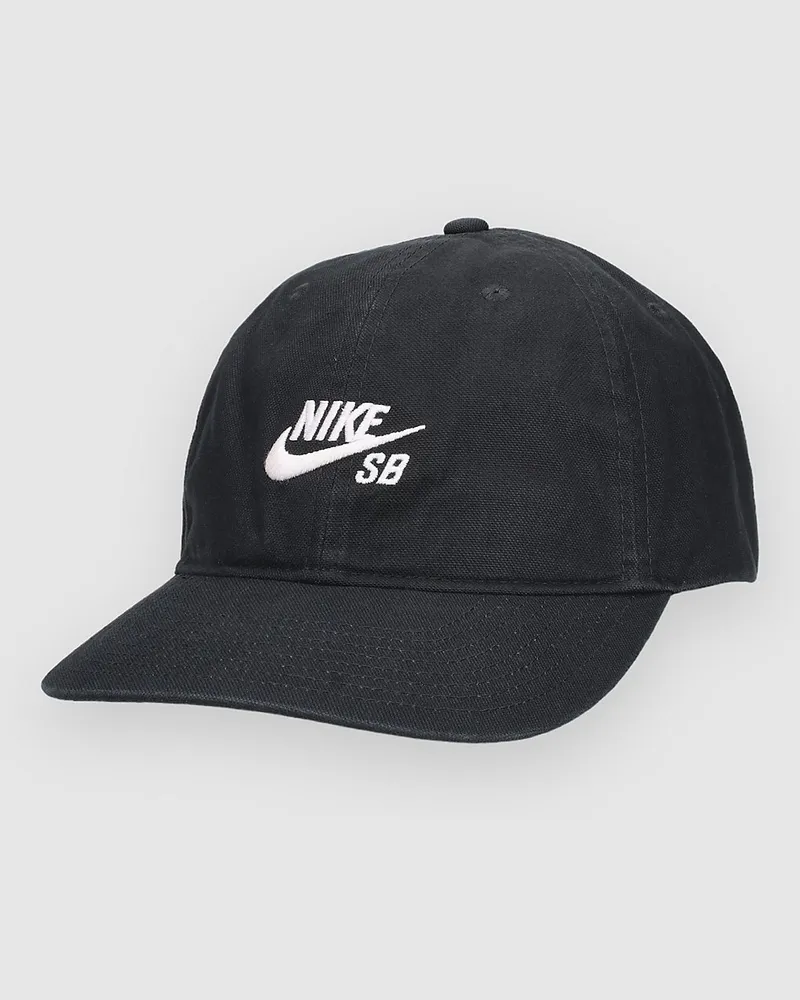 Nike Club Cap white Schwarz