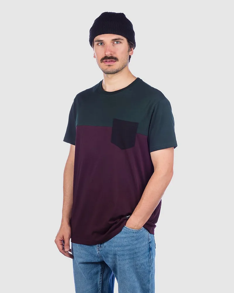 IrieDaily Block Pocket T-Shirt Schwarz