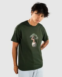 Dravus Yin Yang Bonsai T-Shirt Grün