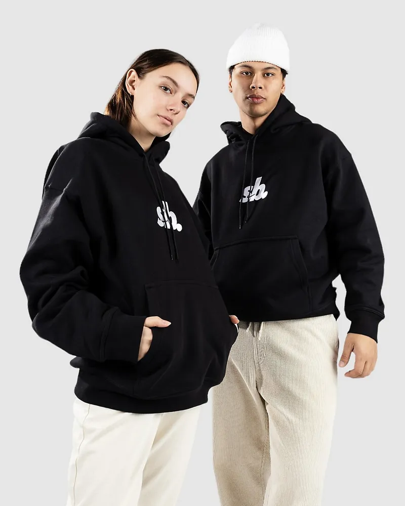 Nike SB Flc Po Essential Hbr Hoodie white Schwarz