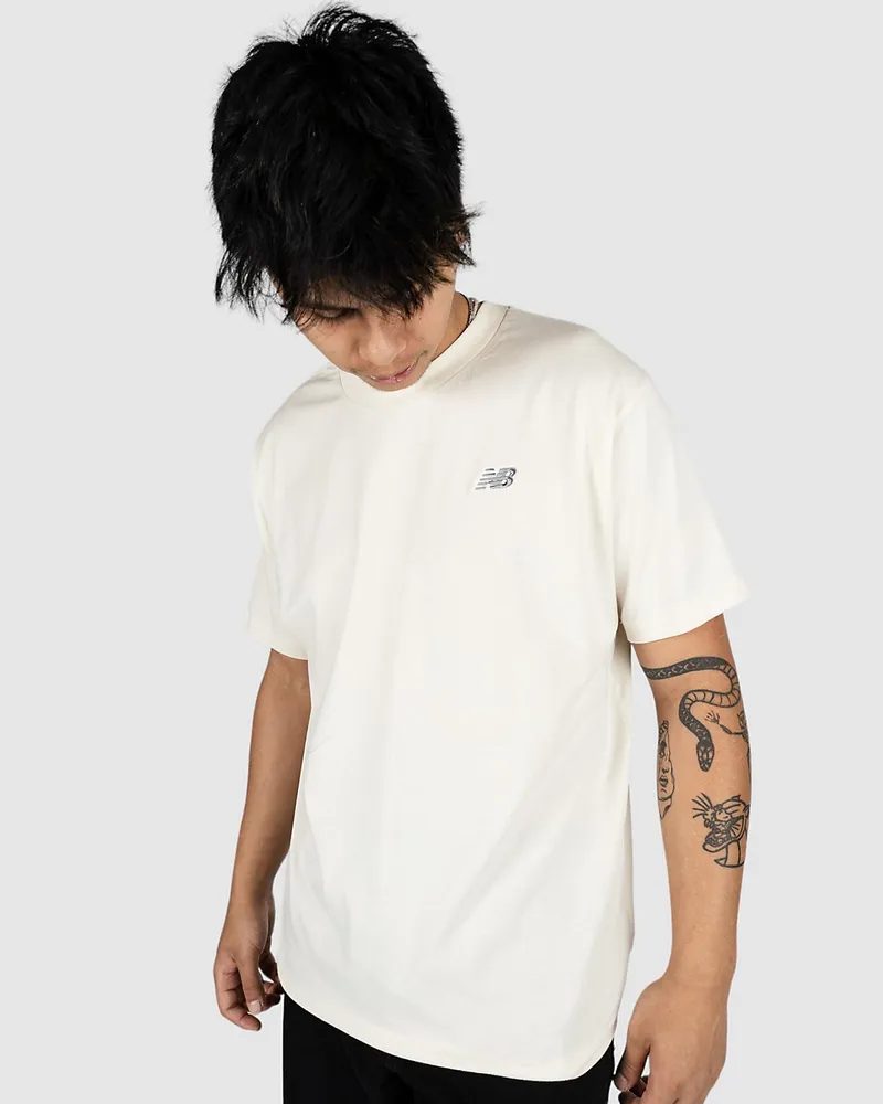 New Balance Small Logo T-Shirt Weiss