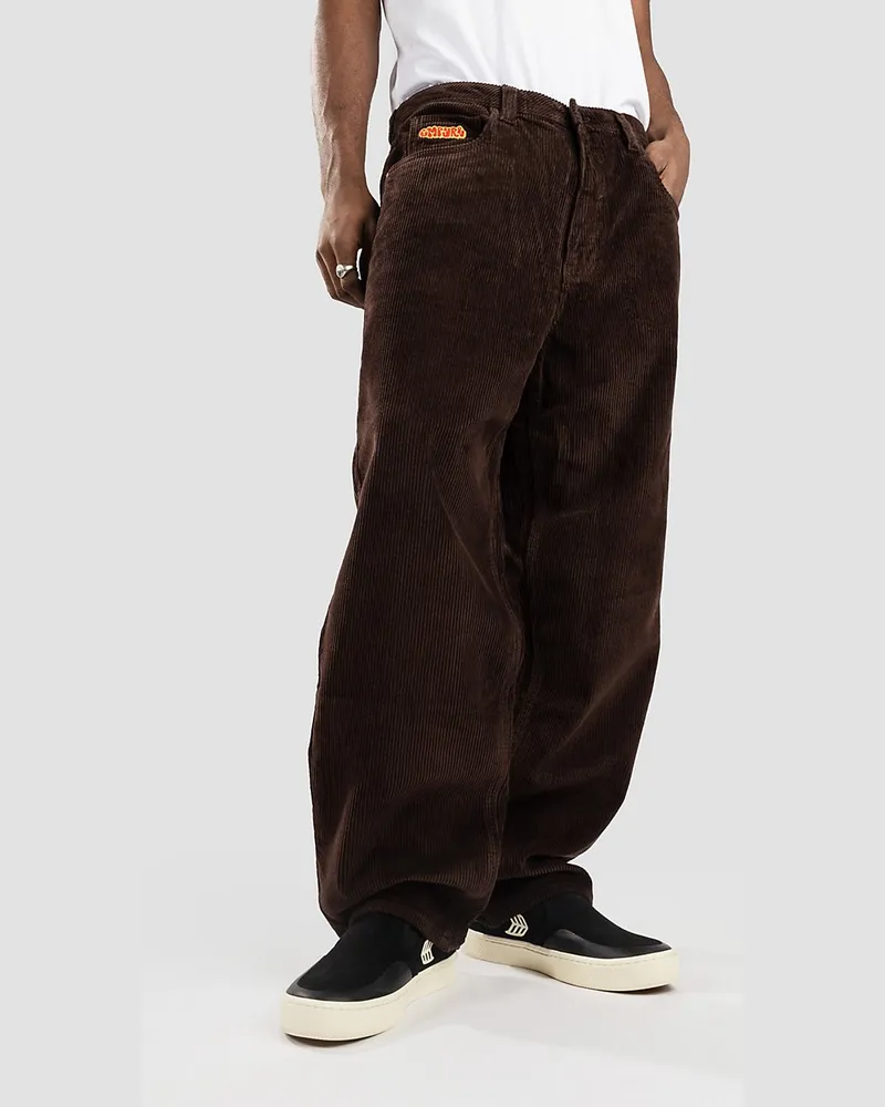 Empyre Loose Fit Sk8 Cordhose Braun