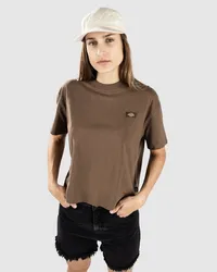 Dickies Oakport Boxy T-Shirt Braun