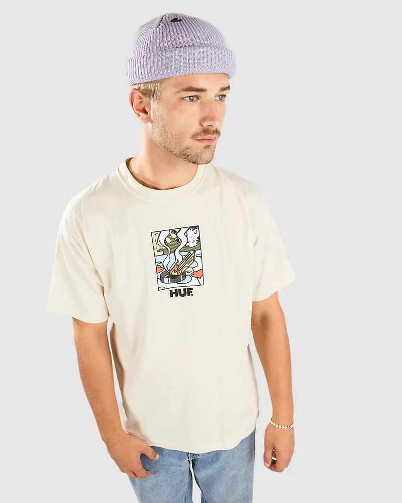 HUF Burning Away T-Shirt Weiß