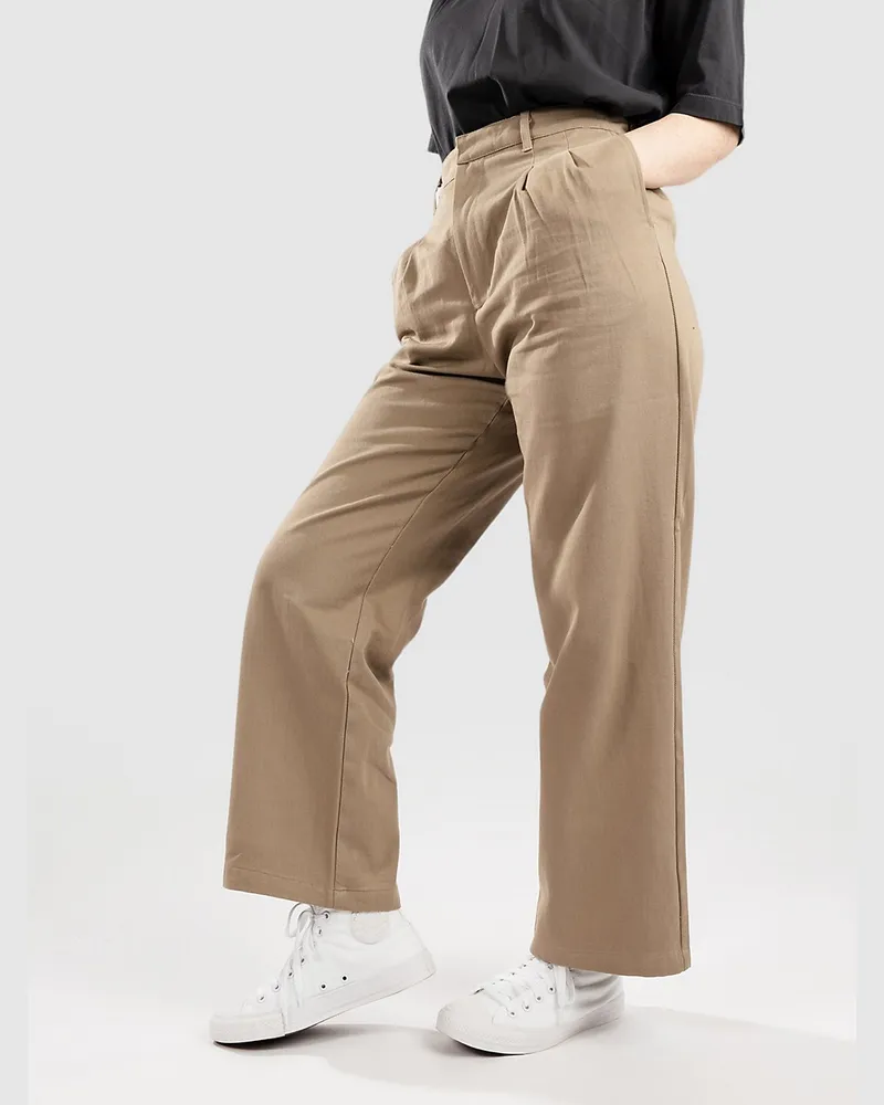 Blue Tomato High Waist Chino Hose Braun