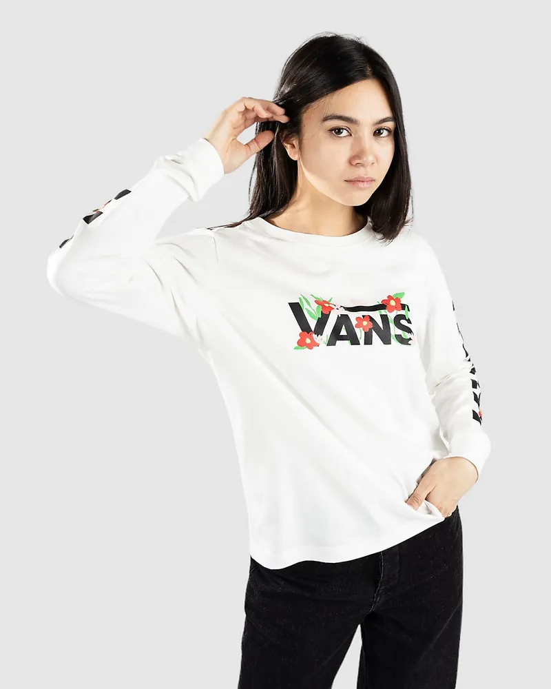 Vans Fleurs BFF Longsleeve Weiss