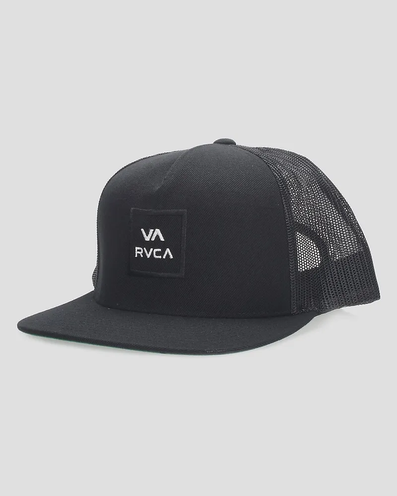 RVCA Va All The Way Trucker Cap white Schwarz