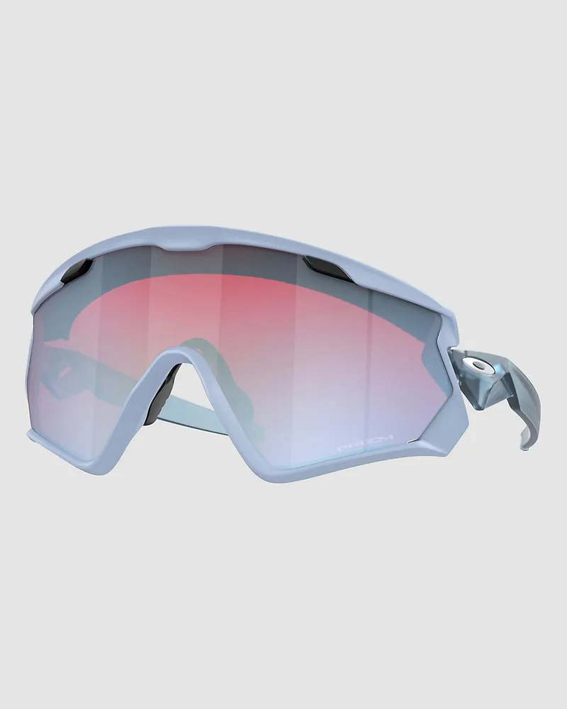 Oakley Wind Jacket 2.0 Matte Trans Stonewash Sonnenbrille Grau