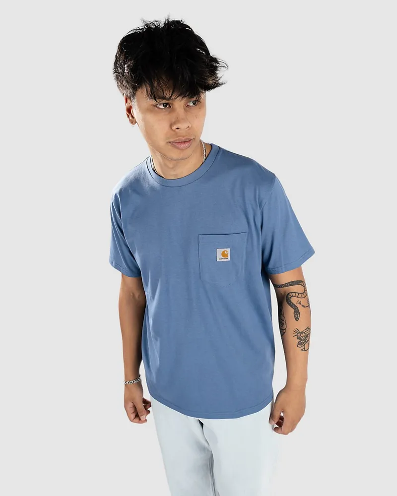 Carhartt WIP Pocket T-Shirt Blau