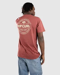 Rip Curl Staple T-Shirt Rot