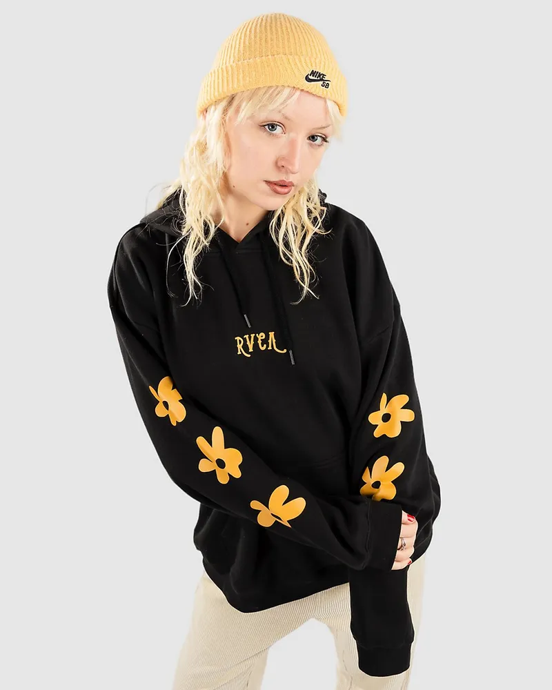 RVCA Daisy Hoodie Schwarz