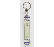 Snowboard Key Chain violett