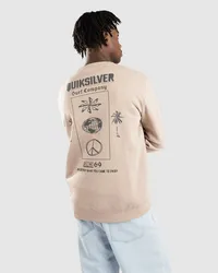 Quiksilver Surf The Earth Crew Sweater Braun