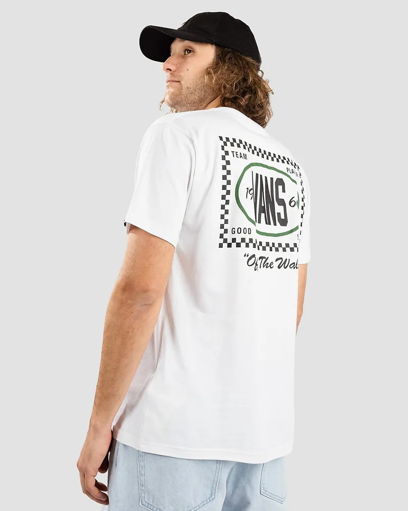 Vans Team Player Checkerboard T-Shirt Weiss