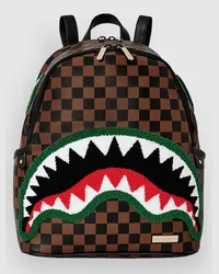 Sprayground Chenille Sip Savage Rucksack red Braun