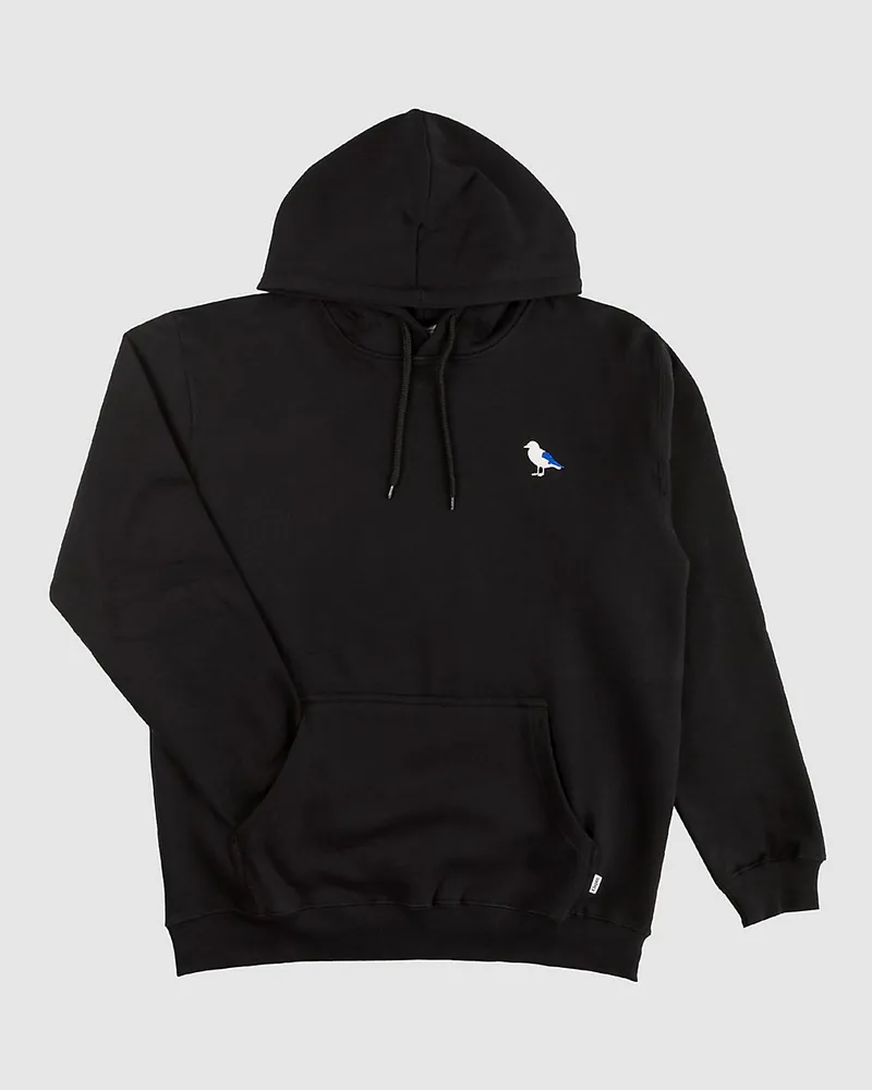 Cleptomanicx Embro Gull 2 Hoodie Schwarz