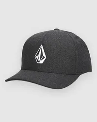 Volcom Full Stone Hthr Flexfit Cap Schwarz