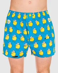 Lousy Livin Zitrone Boxershorts Blau