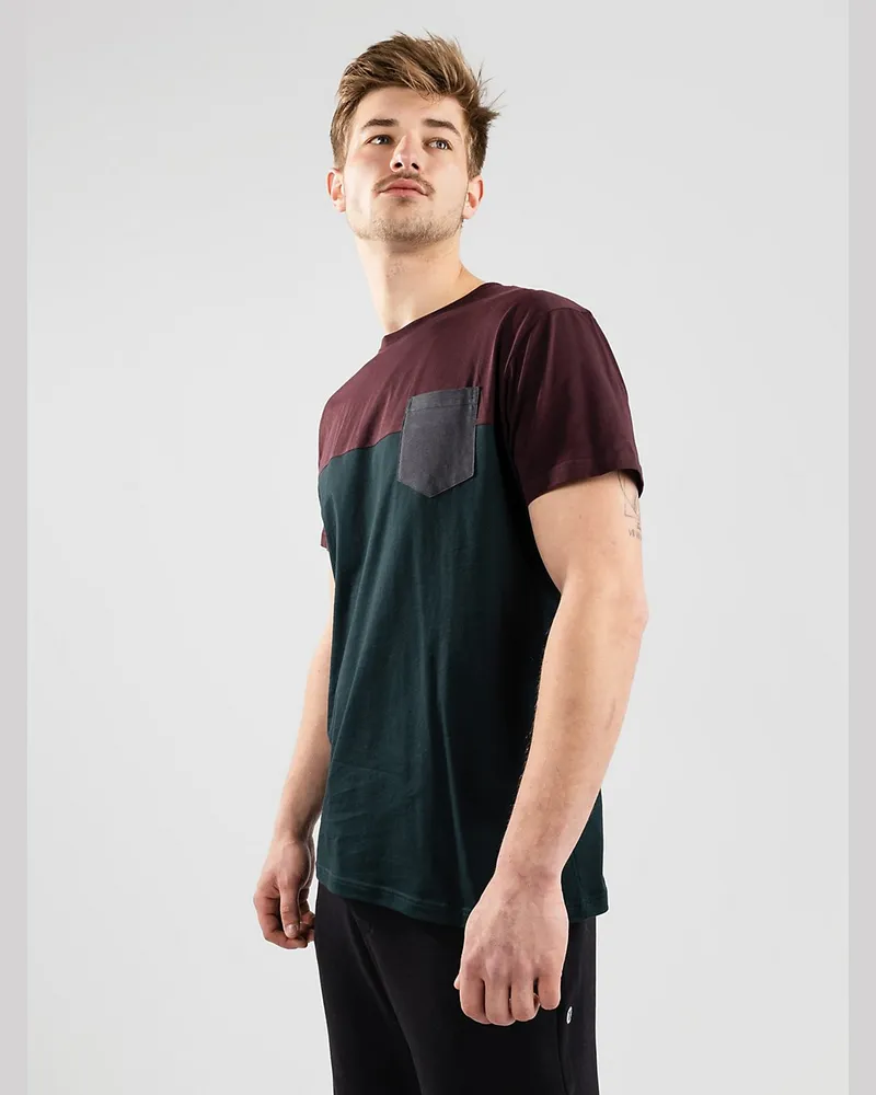 IrieDaily Block Pocket T-Shirt Grün