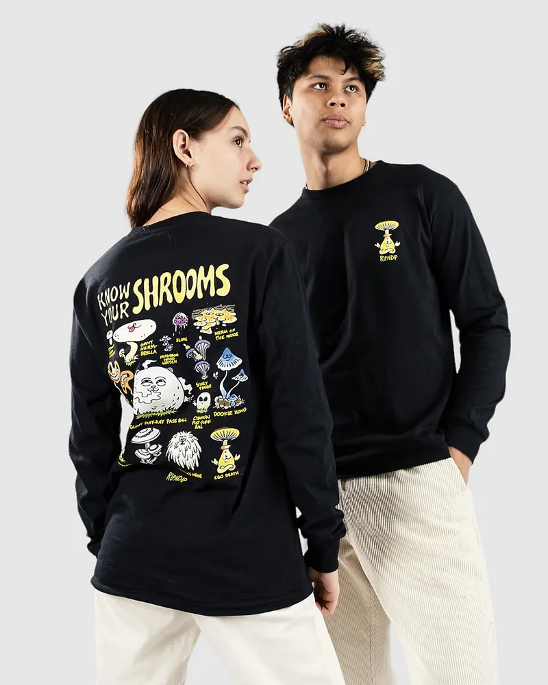 Ripndip Know Ur Shrooms Longsleeve Schwarz