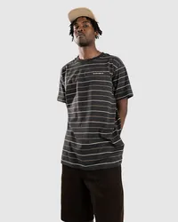 DC Shoes Lowstate Stripe T-Shirt Schwarz