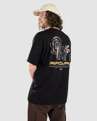 Rip Curl Vaporcool Journeys Trip T-Shirt Schwarz