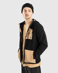 Coal Hot Springs Sweatjacke seal brown Schwarz