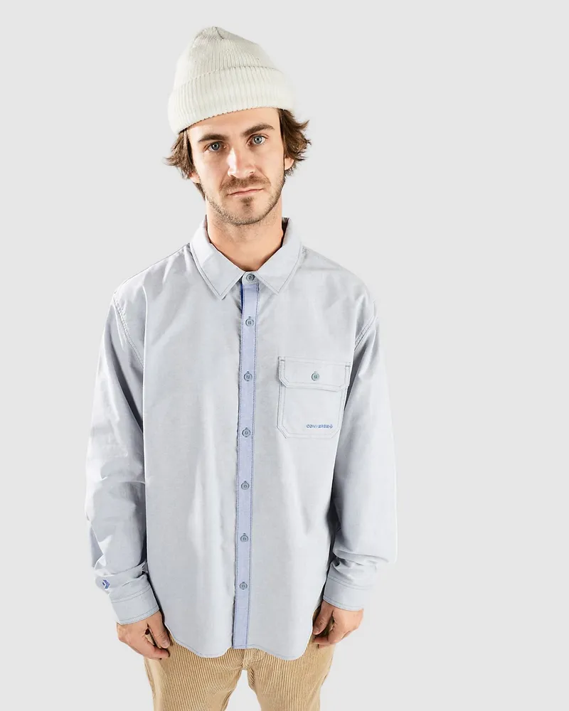 Converse Oxford Button Down Hemd Blau