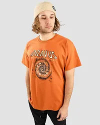 Dravus Earth Salutations T-Shirt Orange