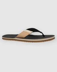 Rip Curl Oxford Open Toe Sandalen tan Schwarz